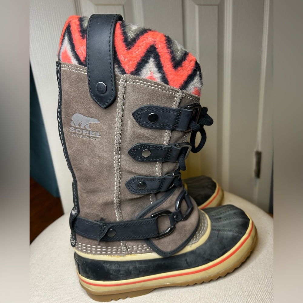 Sorel Joan of Arctic Premium II Leather Snow Boots Sz 6